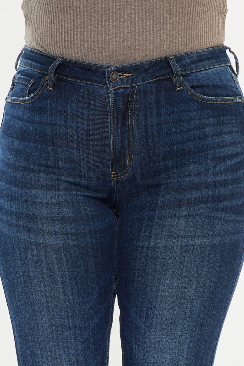 Kancan Full Size Mid Rise Flare Jeans - Bottoms Sale